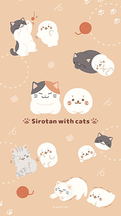 しろたんスマホ壁紙2025年2月