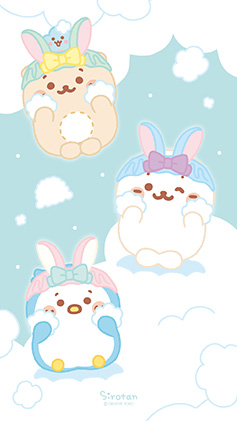 しろたんスマホ壁紙2026年2月